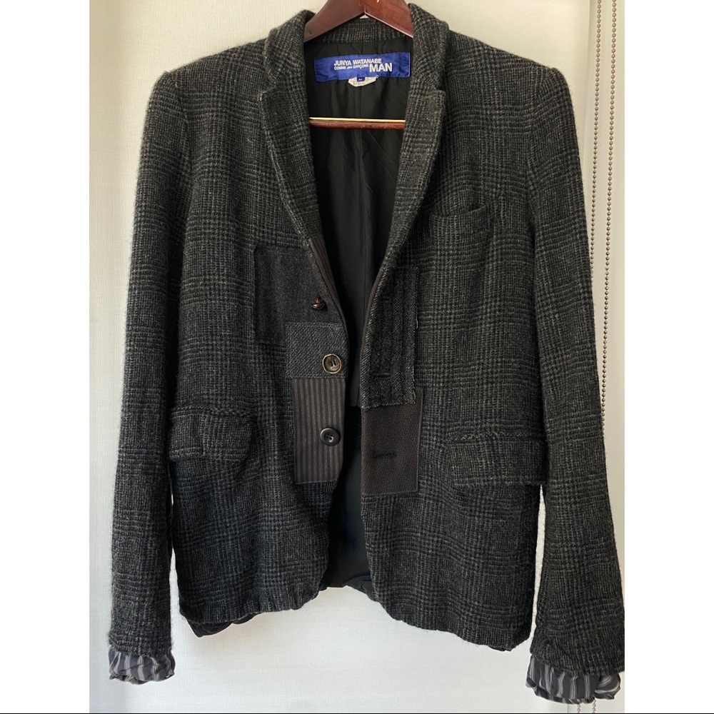 Junya Watanabe -Three Button Patchwork Sportcoat - image 3